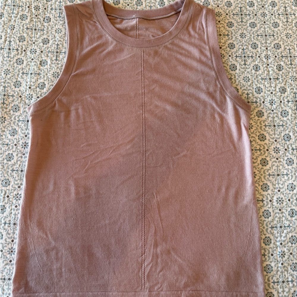 Athleta Ascent Tank Top Merino Wool - Mauve
